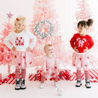 Candy Cane Cutie Christmas Long Sleeve Tutu Bodysuit: 06 - 12M - TAYLOR + MAXSweet Wink