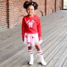 Candy Cane Cutie Sequin Christmas Tutu - Dress Up Skirt: 2 - 4Y - TAYLOR + MAXSweet Wink