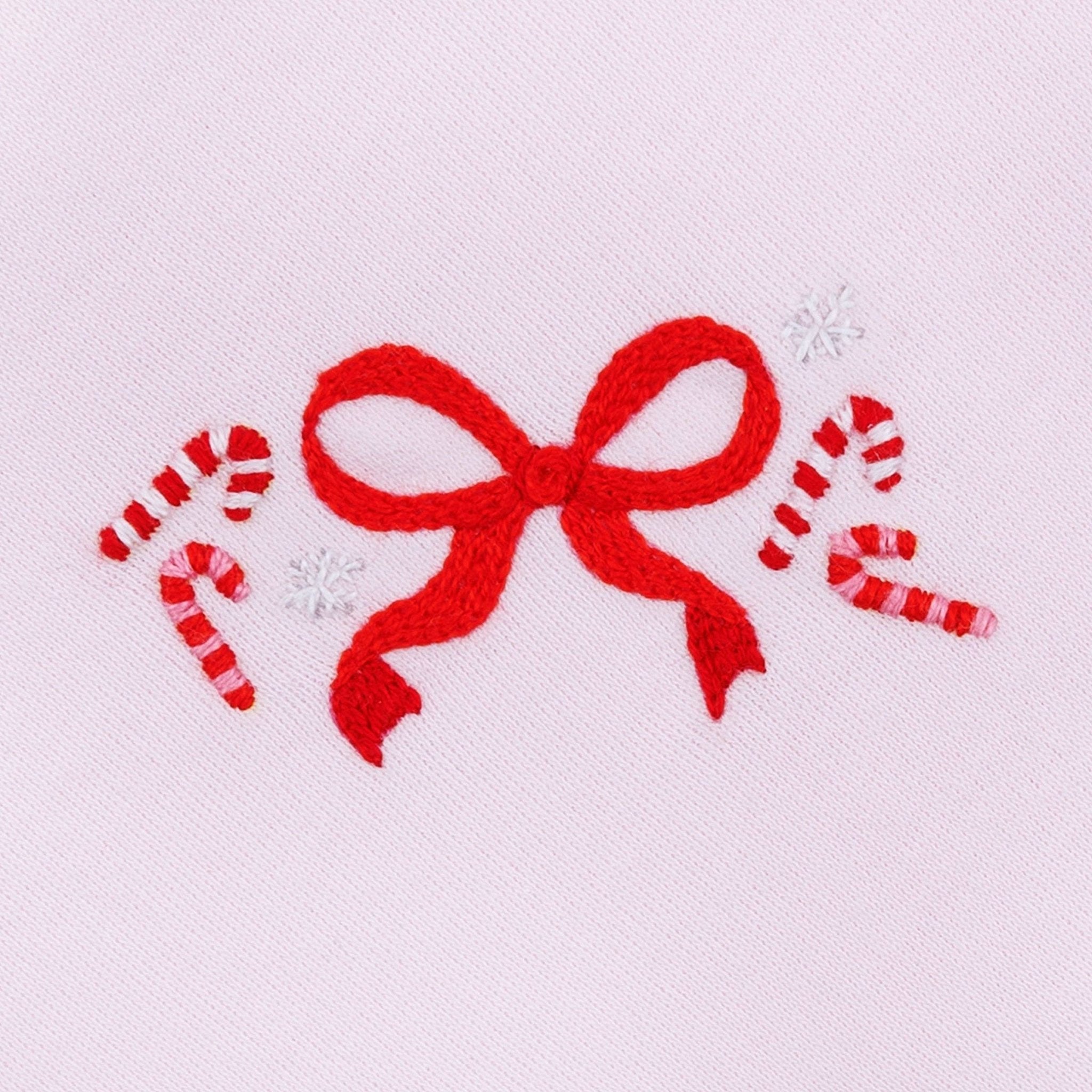 Candy Cane Lane Embroidered Ruffle Converter: 3 Months Magnolia BabyTAYLOR + MAX