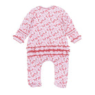 Candy Cane Lane Print Ruffle Zip Footie: 3 Months Magnolia BabyTAYLOR + MAX