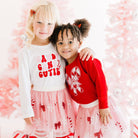 Candy Cane Patch Christmas Sweatshirt - Kids Holiday: 3T - TAYLOR + MAXSweet Wink