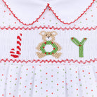 Christmas Joy Classics Smocked Footie - Red Boy: 6 Months Magnolia BabyTAYLOR + MAX