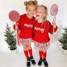 Christmas Plaid Tiered Tutu - Dress Up Skirt - Holiday Tutu: 4 - 6Y - TAYLOR + MAXSweet Wink