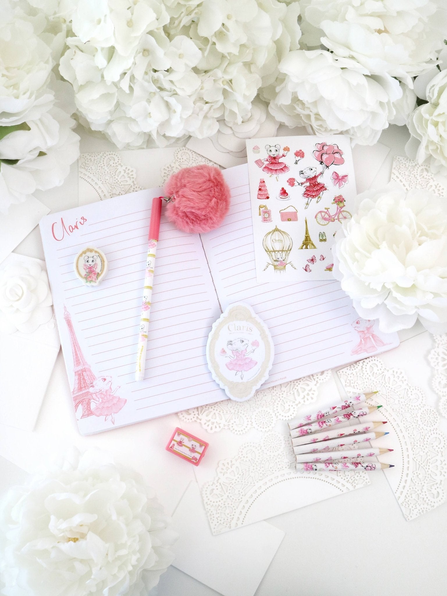 Claris The Mouse - Magnificent Mess Stationery Set - TAYLOR + MAXClaris the chicest mouse