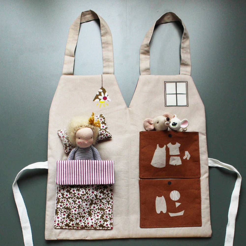 DIY Travel Dollhouse Kit | Brown Floral DIYIa LovieTAYLOR + MAX