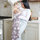 DOUBLE - LAYER BAMBONI® RECEIVING BLANKETS: Pansy Double Layer SaranoniTAYLOR + MAX