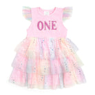 First Birthday Girl Fairy Dust Short Sleeve Tutu Dress : 12 - 18M Sweet WinkTAYLOR + MAX