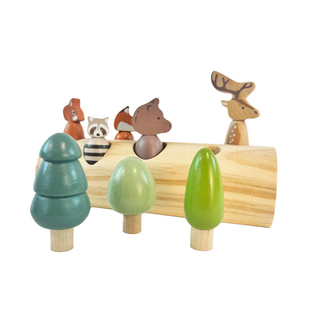 Forest Animals In A Log - TAYLOR + MAXEgmont