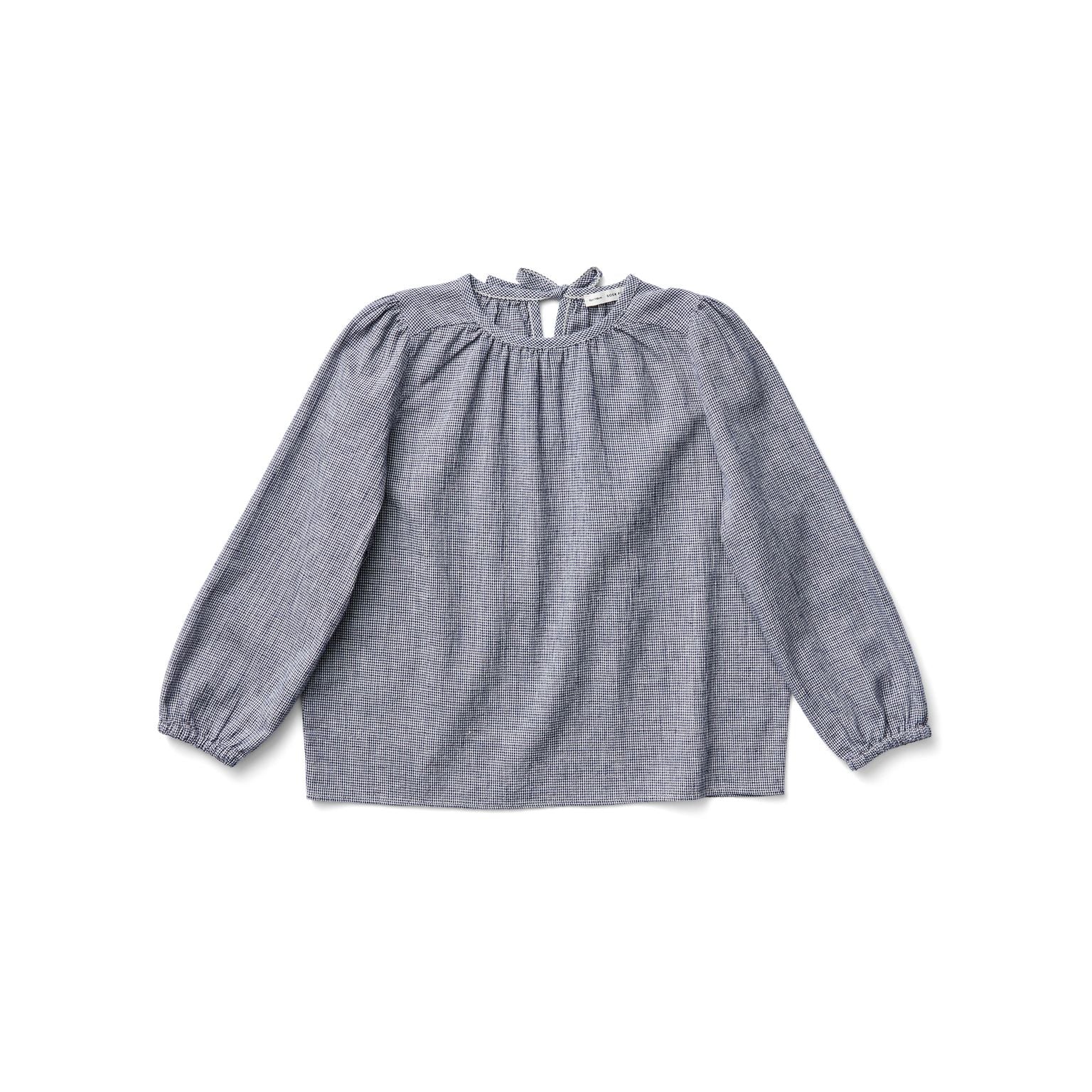 Frances Blouse | Mini Houndstooth - TAYLOR + MAXSoor ploom