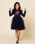 Frill Bow Tutu Dress | Navy Girl DressTAYLOR + MAX