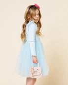 Frill Bow Tutu Dress: Sky Blue / 2 TAYLOR + MAX