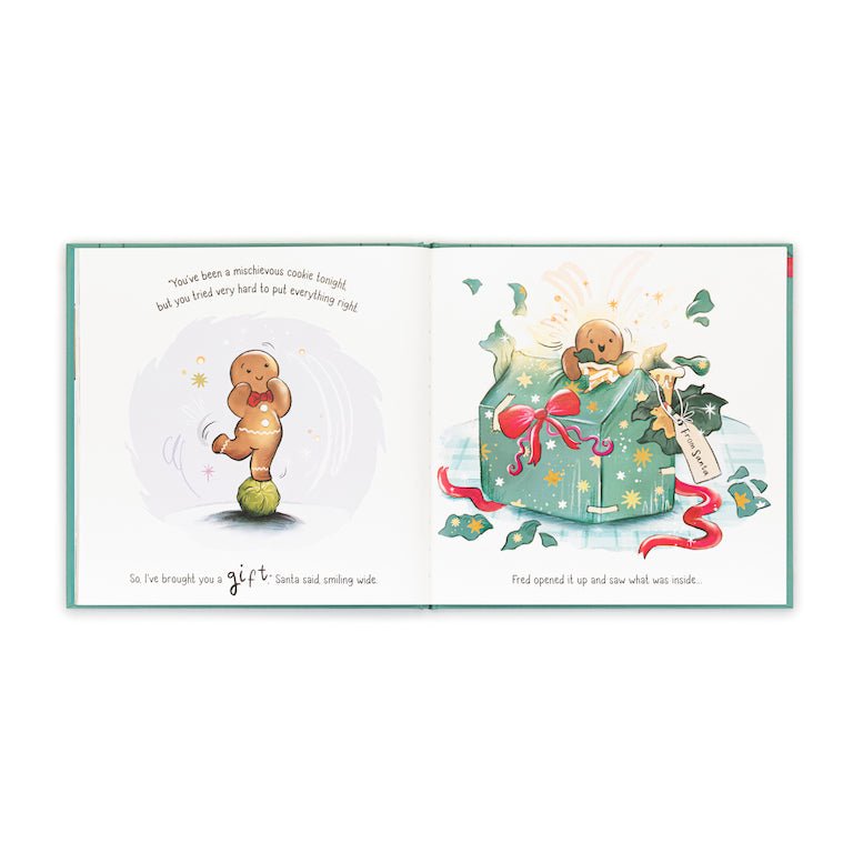 Gingerbread Fred Book - TAYLOR + MAXJellycat