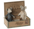 Grandma and Grandpa Mice In CigarBox MailegTAYLOR + MAX
