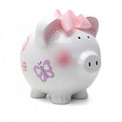 Hand Painted Personalized Butterfly Piggy Bank - TAYLOR + MAXTAYLOR + MAX