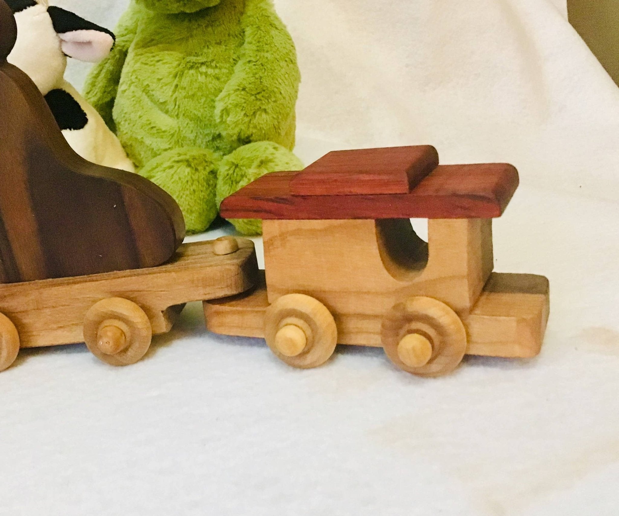 Handmade Wooden Zoo Train Set Baldwin Toy Co.TAYLOR + MAX