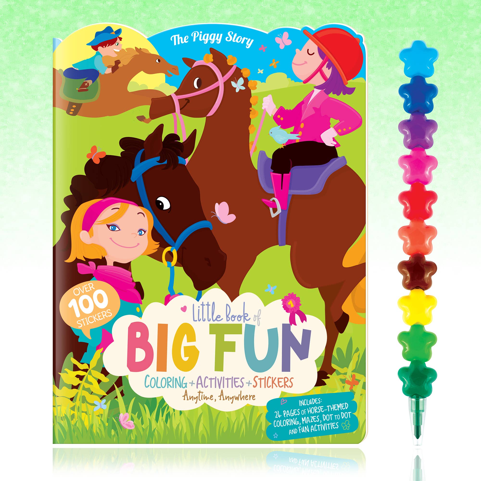 Horse Play Activity & Coloring Gift Pack for Kids - TAYLOR + MAXThe Piggy Story