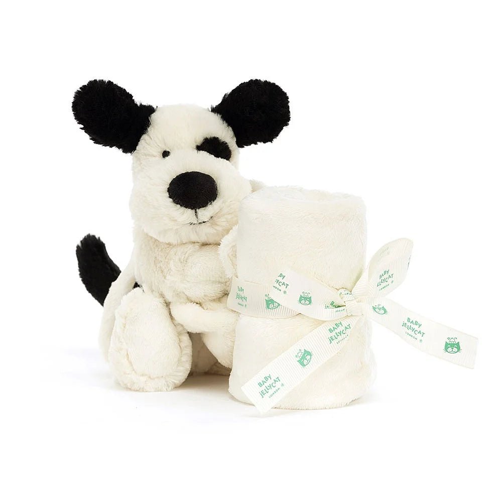 Jellycat Bashful Black & Cream Puppy Soother - TAYLOR + MAXJellycat