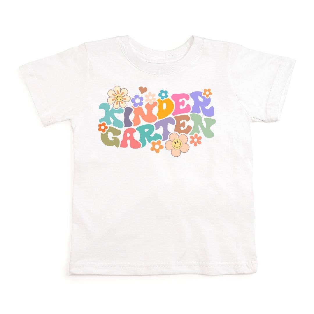 Kindergarten Retro Short Sleeve T - Shirt - Back To School: 5/6Y - TAYLOR + MAXTAYLOR + MAX