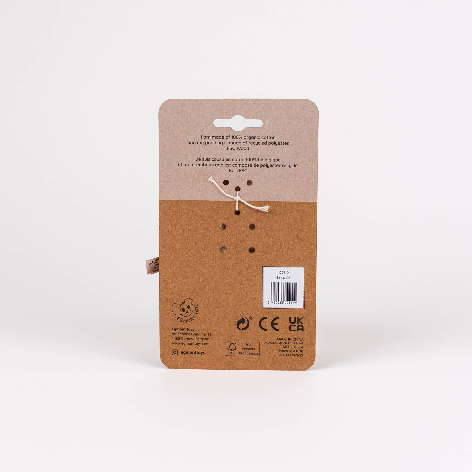 Leonie Giraffe Wood Rattle Baby RattleEgmontTAYLOR + MAX