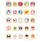 Lil' Fingers Nail Art Stickers - Animal Friends - TAYLOR + MAXThe Piggy Story