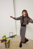 Lison Cardigan in Navy Flowers GirlsHello SimoneTAYLOR + MAX