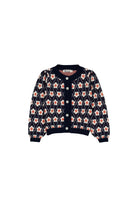 Lison Cardigan in Navy Flowers GirlsHello SimoneTAYLOR + MAX