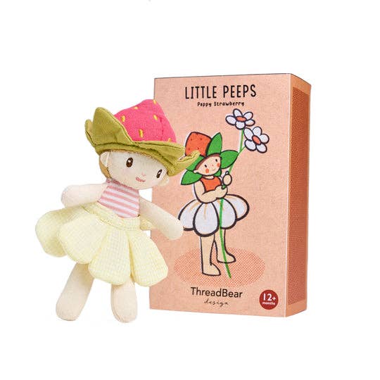 Little Peeps Poppy Strawberry Toy For Kids - TAYLOR + MAXThreadbear Design US