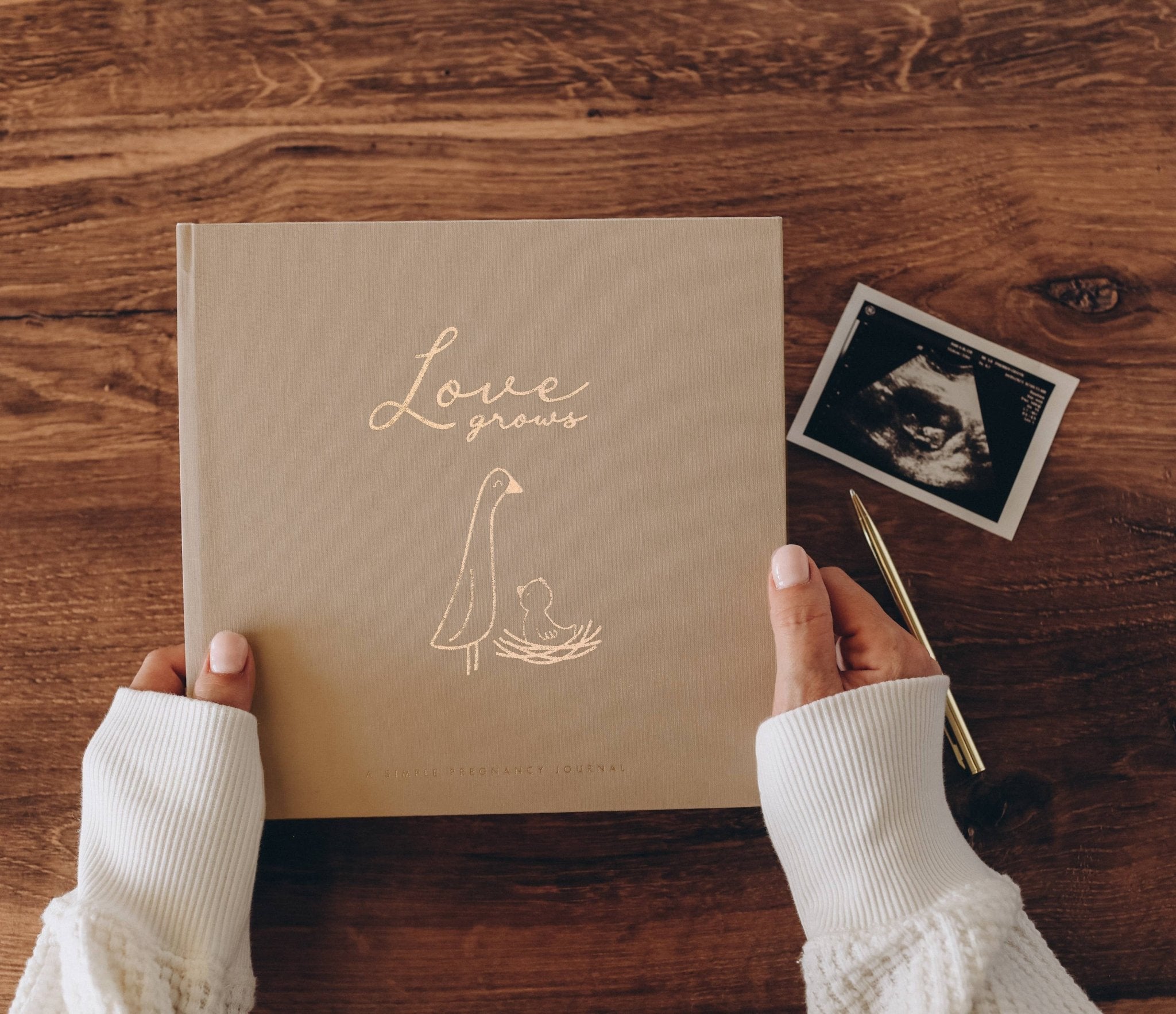 Lucy Darling Pregnancy Journal: Desert Sand - TAYLOR + MAXLucy Darling