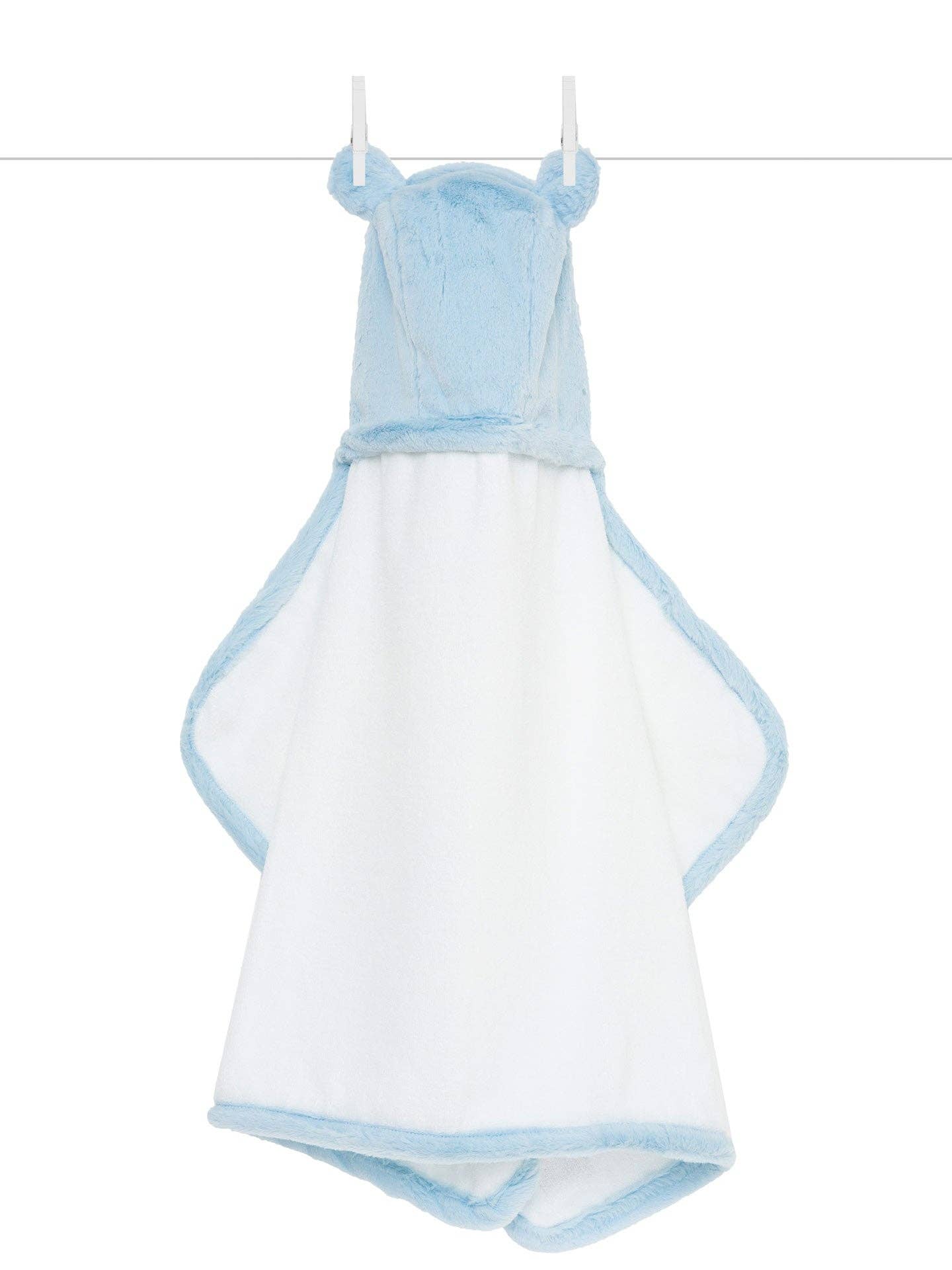 Luxe™ Baby Towel: Blue - TAYLOR + MAXLittle Giraffe