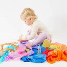 Mini Enchanted Playsilks - 100% Silk Natural, Waldorf Toys: Blossom - TAYLOR + MAXSarah’s Silks