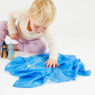 Mini Enchanted Playsilks - 100% Silk Natural, Waldorf Toys: Sea - TAYLOR + MAXSarah’s Silks