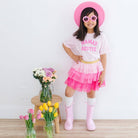 Pink Petal Tutu - Dress Up Skirt - Kids Tutu: 2 - 4Y - TAYLOR + MAXSweet Wink