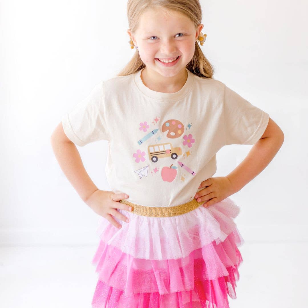 Pink Petal Tutu - Dress Up Skirt - Kids Tutu: 2 - 4Y - TAYLOR + MAXSweet Wink