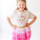 Pink Petal Tutu - Dress Up Skirt - Kids Tutu: 4 - 6Y - TAYLOR + MAXSweet Wink