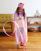 Pink & Purple Silk & Wood Streamer - Wand for Pretend Play - TAYLOR + MAXSarah’s Silks