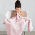 Plush Chenille Knit™ Baby Blanket: Pink - TAYLOR + MAXLittle Giraffe