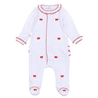Scarlett Bows Scattered Ruffle Footie: 3 Months Magnolia BabyTAYLOR + MAX