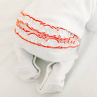 Scarlett Bows Scattered Ruffle Footie: 6 Months Magnolia BabyTAYLOR + MAX