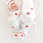 Scarlett Bows Scattered Ruffle Footie: 9 Months Magnolia BabyTAYLOR + MAX