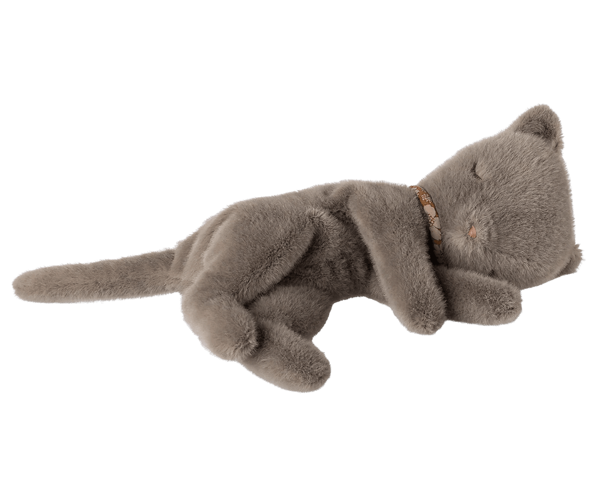 Sleeping Kitten Plush | Grey Small PlushMailegTAYLOR + MAX
