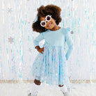 Snow Princess Iridescent Long Sleeve Tutu Dress - Kids Winter: 2T - TAYLOR + MAXSweet Wink