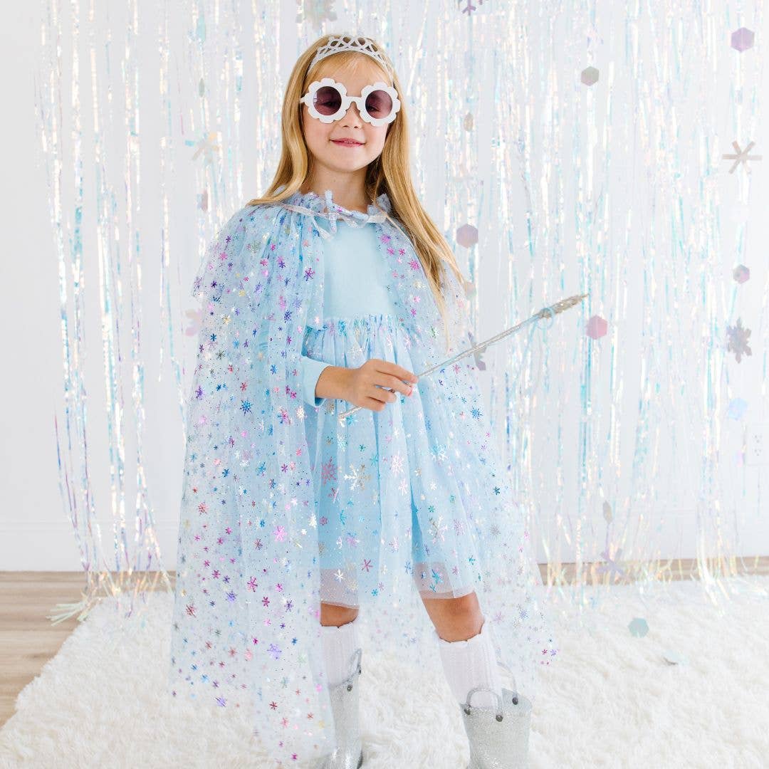 Snow Princess Iridescent Long Sleeve Tutu Dress - Kids Winter: 2T - TAYLOR + MAXSweet Wink