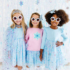 Snow Princess Iridescent Long Sleeve Tutu Dress - Kids Winter: 5Y - TAYLOR + MAXSweet Wink