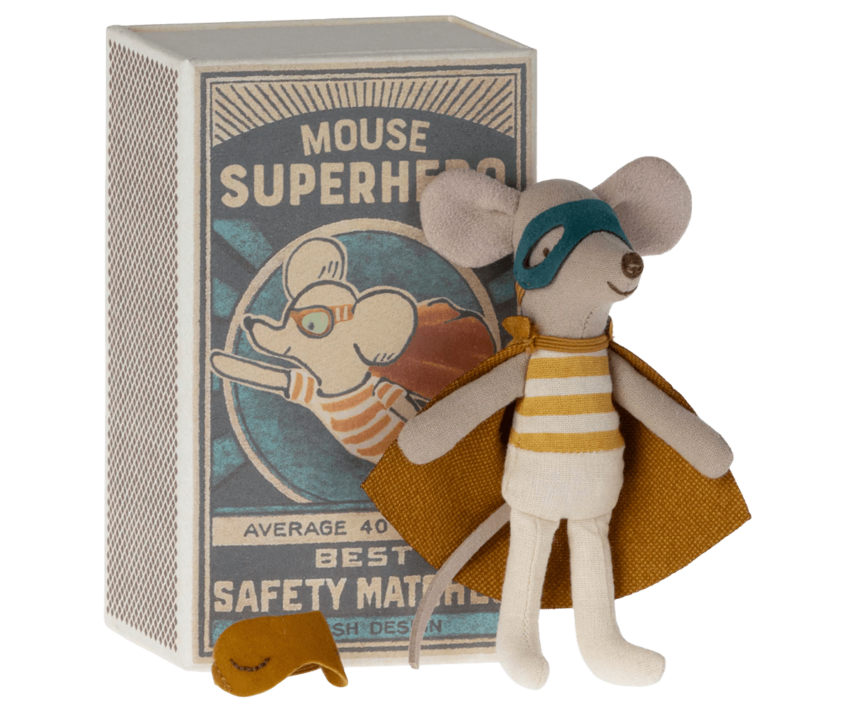Super Hero Mouse | Little Brother in Matchbox MailegTAYLOR + MAX