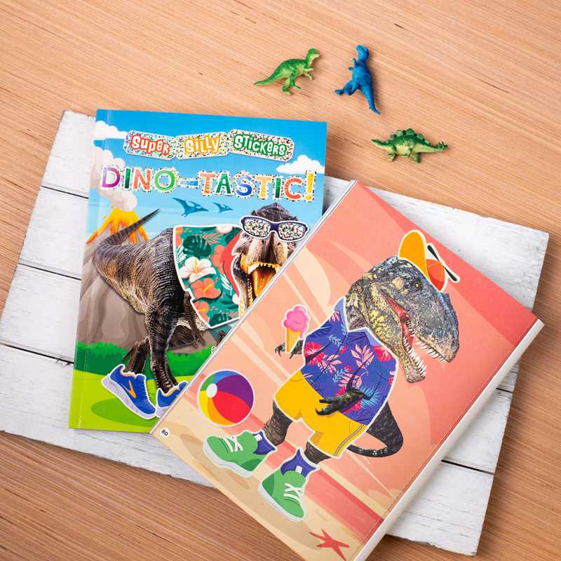 Super Silly Stickers: Dino - tastic! by Editors of Silver Dolphin Books: Paperback; 112 pages / English Simon & SchusterTAYLOR + MAX