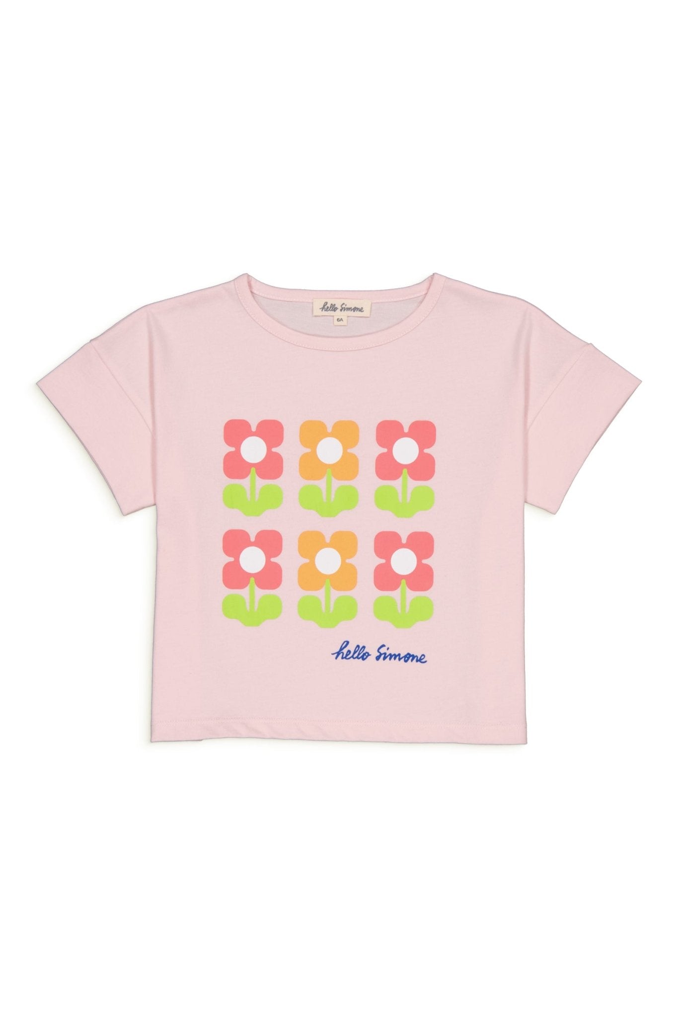 T-Shirt Crop Rose - TAYLOR + MAXHello Simone