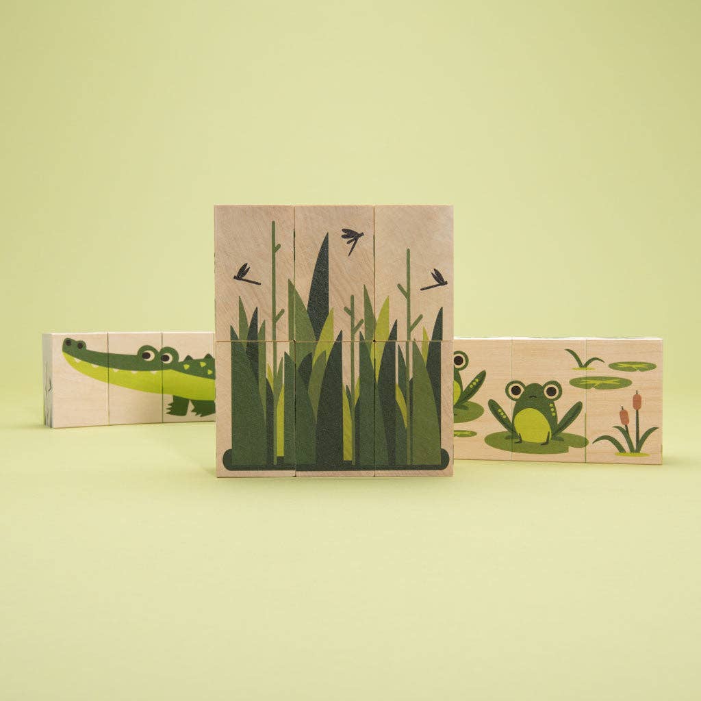 Uncle Goose Environments Swamp Blocks Wooden BlocksUncle GooseTAYLOR + MAX