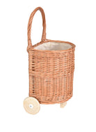 Wicker Caddy with Natural Fabric EgmontTAYLOR + MAX