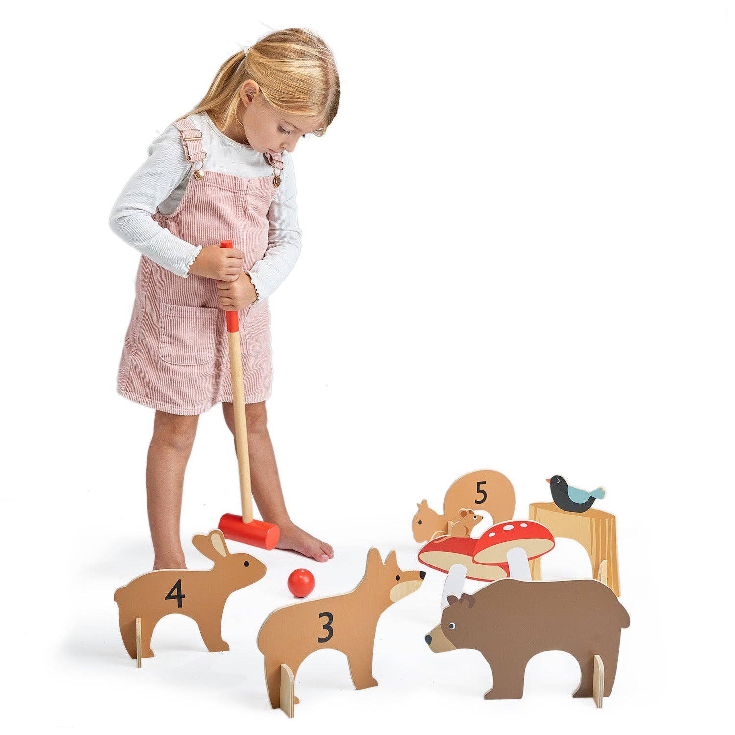 Woodland Indoor Croquet Set Activity ToysTender Leaf ToysTAYLOR + MAX