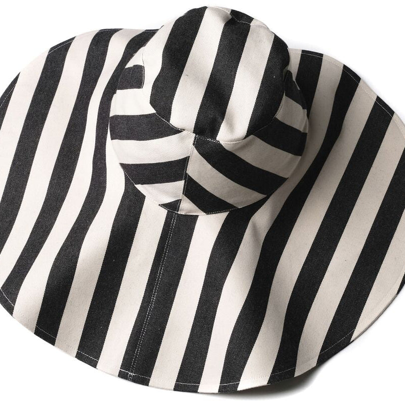 Carolina Black Stripes Hat - TAYLOR + MAXWolf & Rita